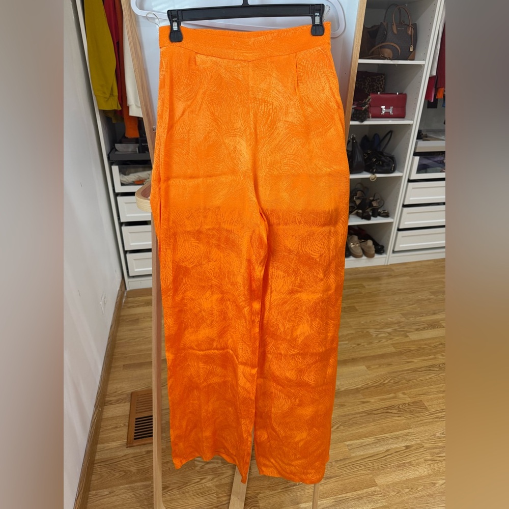 Vibrant Orange Pants - Picture 2 of 5
